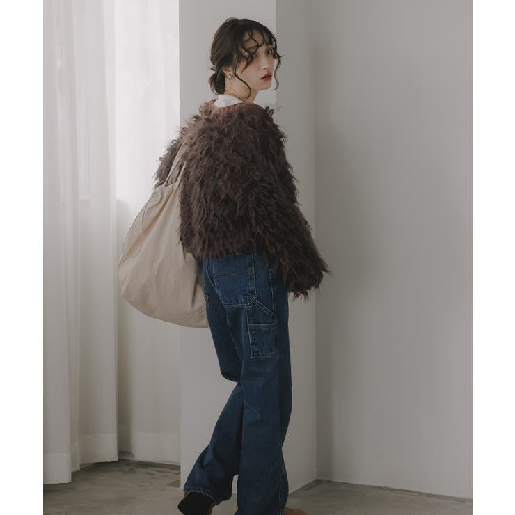 ループヤーン シャギー  カーディガン | 210nouve | 詳細画像7 