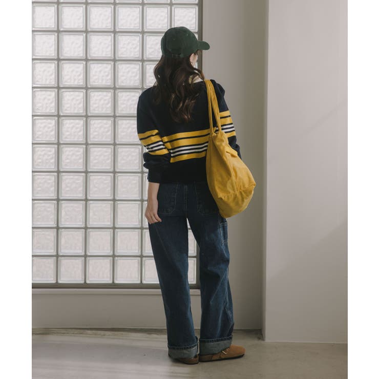 マルチボーダー ポロ襟 ニット | 210nouve | 詳細画像9 