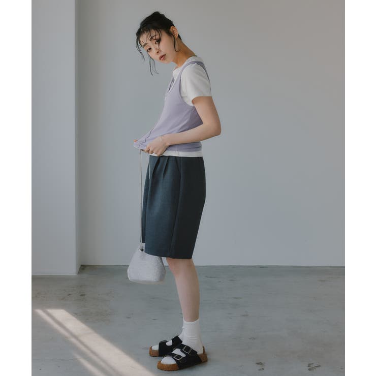 タンクセット レイヤード デザイン Tシャツ | 210nouve | 詳細画像4 