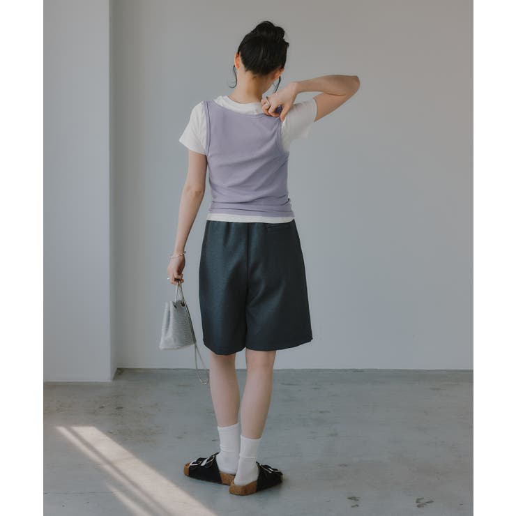 タンクセット レイヤード デザイン Tシャツ | 210nouve | 詳細画像5 