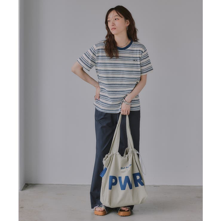 配色 マルチボーダー リンガー Tシャツ | 210nouve | 詳細画像22 