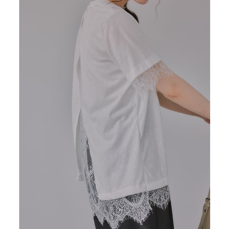 レース ドッキング  Tシャツ | 210nouve | 詳細画像10 