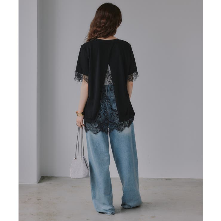 レース ドッキング  Tシャツ | 210nouve | 詳細画像14 