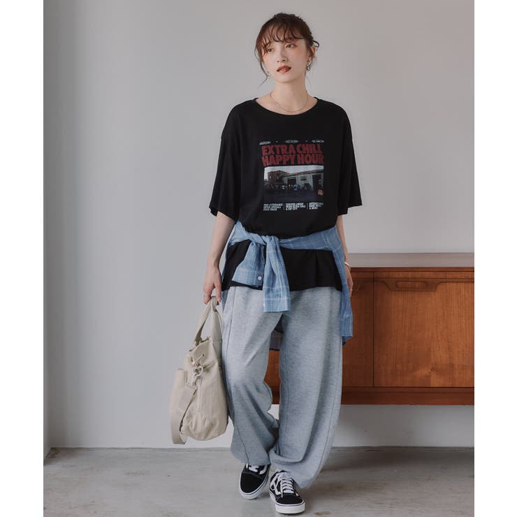 オーバーサイズ  フォトプリント Tシャツ | 210nouve | 詳細画像13 