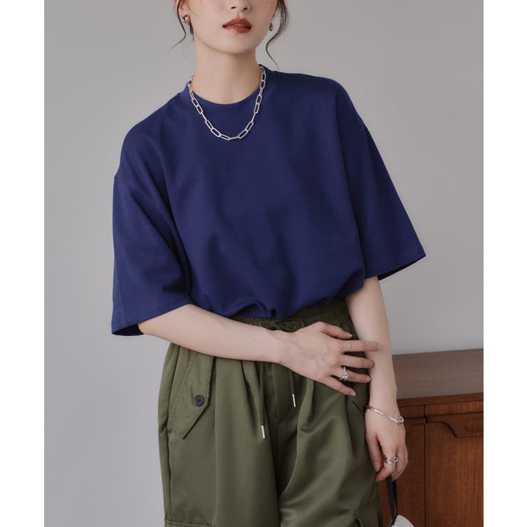 バイカラー ロールアップ Tシャツ | 210nouve | 詳細画像10 