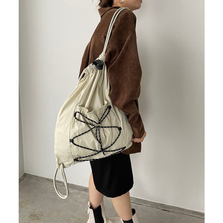 ドローコードナイロンナップサック | 210nouve | 詳細画像3 