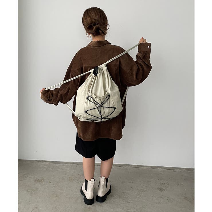 ドローコードナイロンナップサック | 210nouve | 詳細画像5 