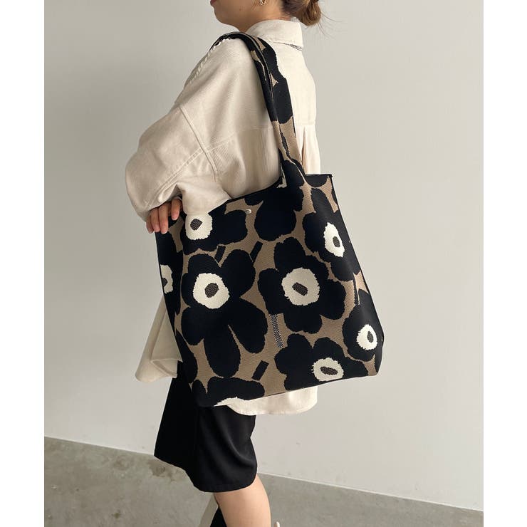 花柄ニットトートバッグ | 210nouve | 詳細画像12 