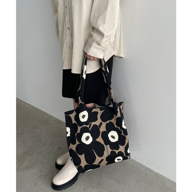 花柄ニットトートバッグ | 210nouve | 詳細画像14 