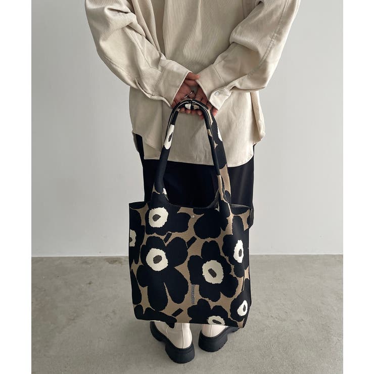 花柄ニットトートバッグ | 210nouve | 詳細画像16 