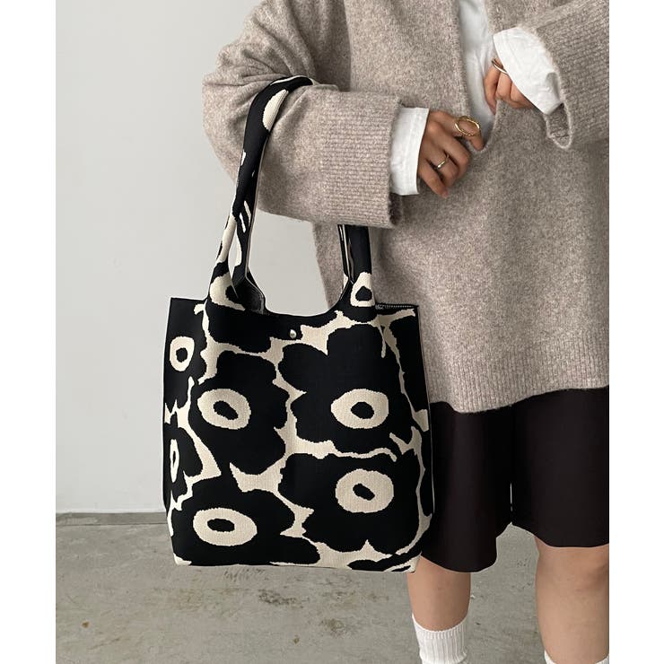 花柄ニットトートバッグ | 210nouve | 詳細画像17 