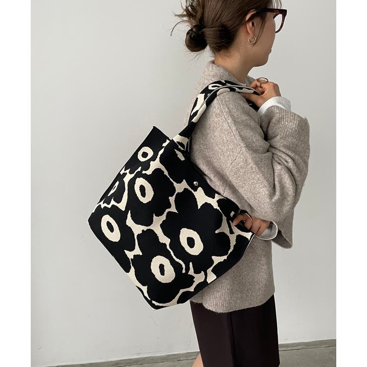 花柄ニットトートバッグ | 210nouve | 詳細画像18 