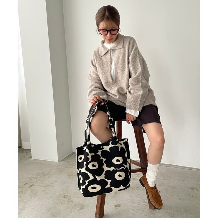 花柄ニットトートバッグ | 210nouve | 詳細画像21 