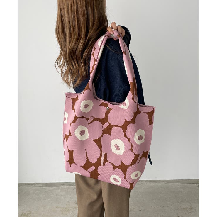 花柄ニットトートバッグ | 210nouve | 詳細画像4 