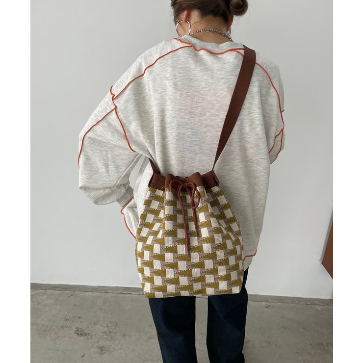 柄編みニットショルダーバッグ | 210nouve | 詳細画像1 