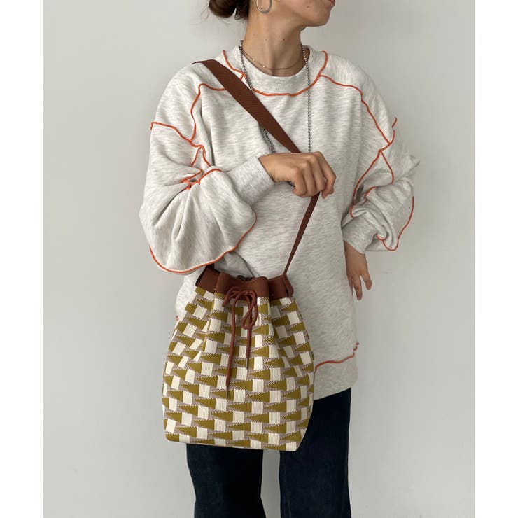 柄編みニットショルダーバッグ | 210nouve | 詳細画像12 