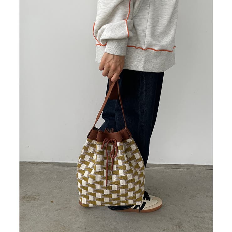 柄編みニットショルダーバッグ | 210nouve | 詳細画像13 