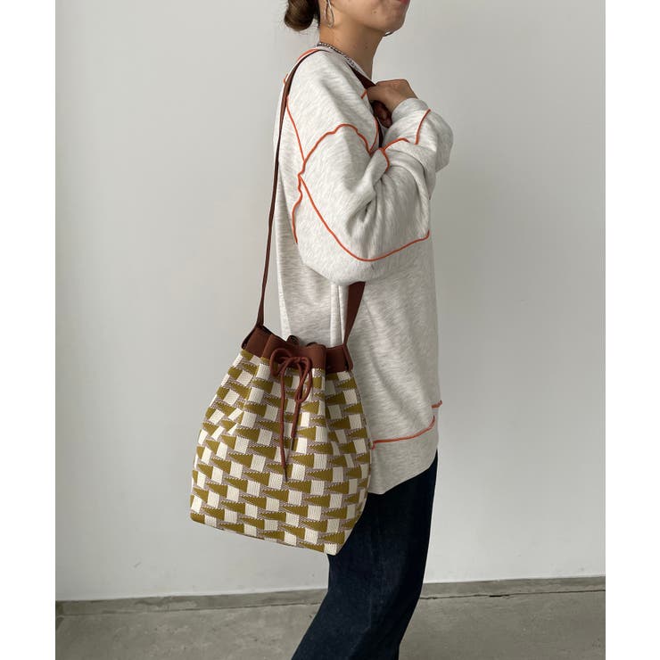 柄編みニットショルダーバッグ | 210nouve | 詳細画像16 