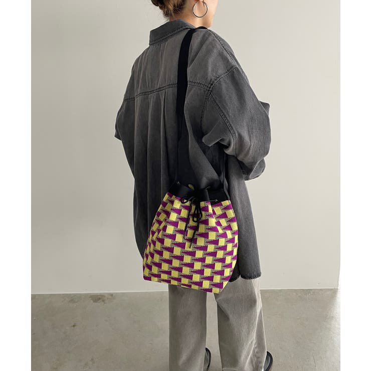 柄編みニットショルダーバッグ | 210nouve | 詳細画像18 