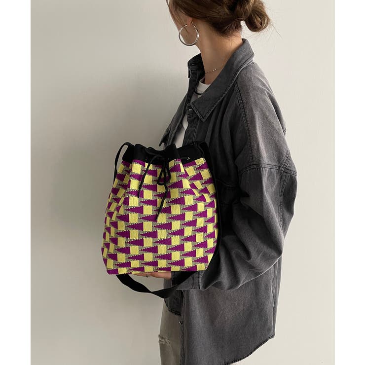 柄編みニットショルダーバッグ | 210nouve | 詳細画像20 