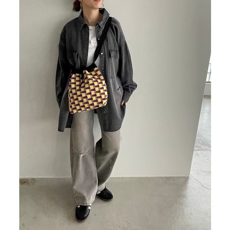 柄編みニットショルダーバッグ | 210nouve | 詳細画像21 