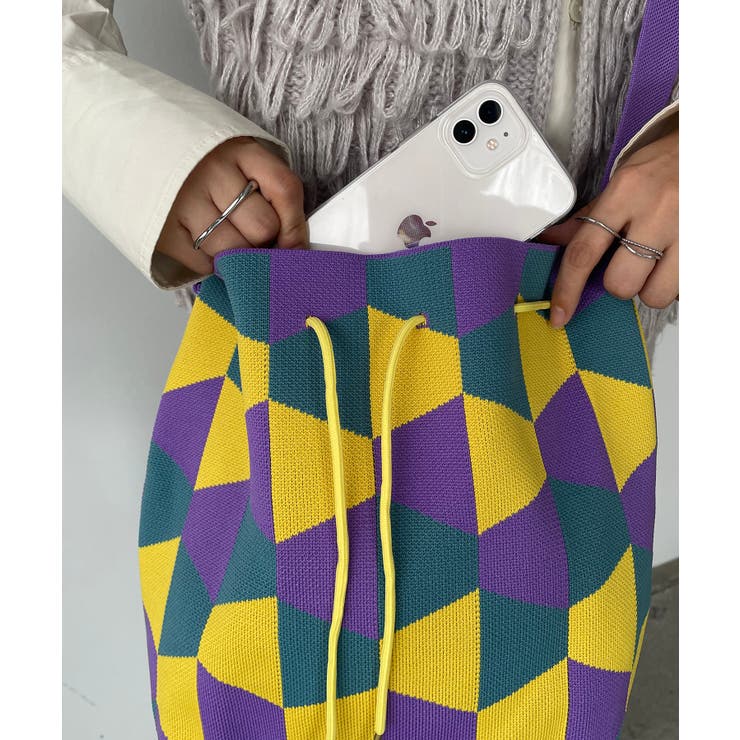 柄編みニットショルダーバッグ | 210nouve | 詳細画像5 