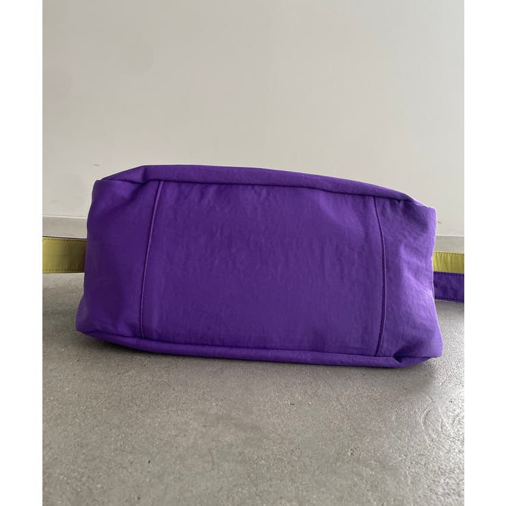 バイカラースクエアナイロンショルダーバッグ | 210nouve | 詳細画像33 