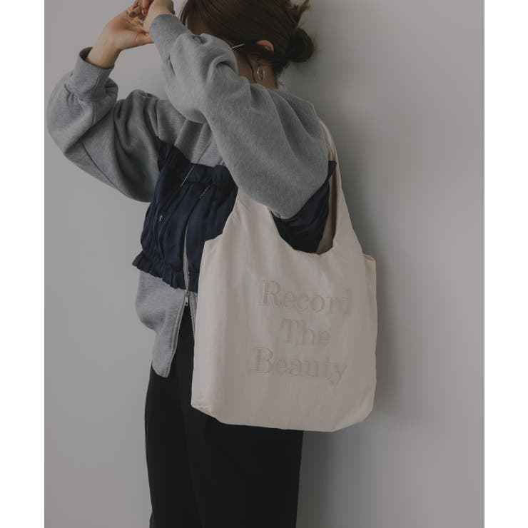 【リバーシブル】ロゴ 刺繍 トートバッグ | 210nouve | 詳細画像10 