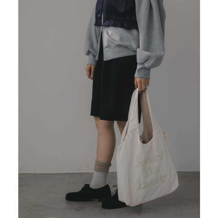 【リバーシブル】ロゴ 刺繍 トートバッグ | 210nouve | 詳細画像11 