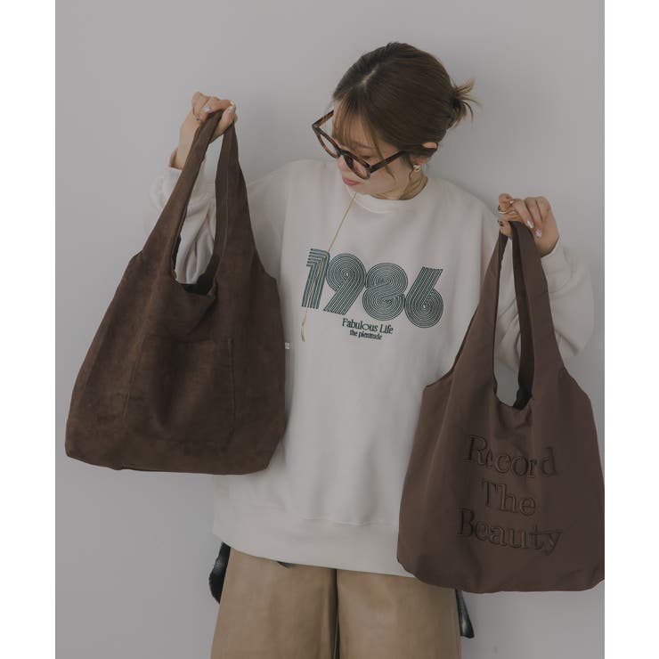 【リバーシブル】ロゴ 刺繍 トートバッグ | 210nouve | 詳細画像9 