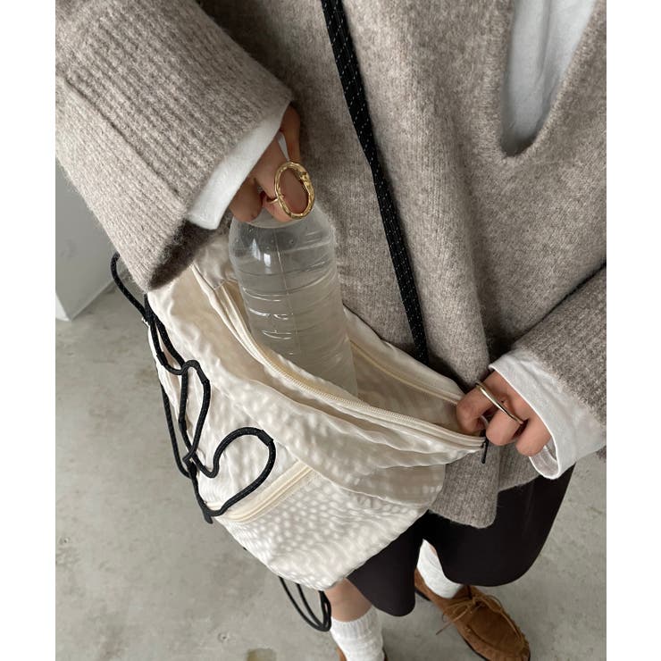 シャドーチェック ドロスト ナイロン ナップサック | 210nouve | 詳細画像8 