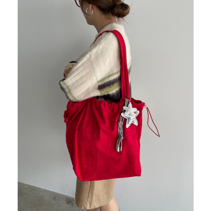 【チャーム付き】フェイクスエード ショルダーバッグ | 210nouve | 詳細画像11 