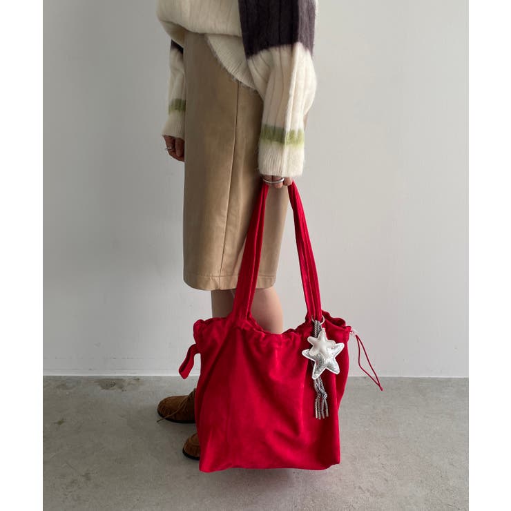 【チャーム付き】フェイクスエード ショルダーバッグ | 210nouve | 詳細画像13 