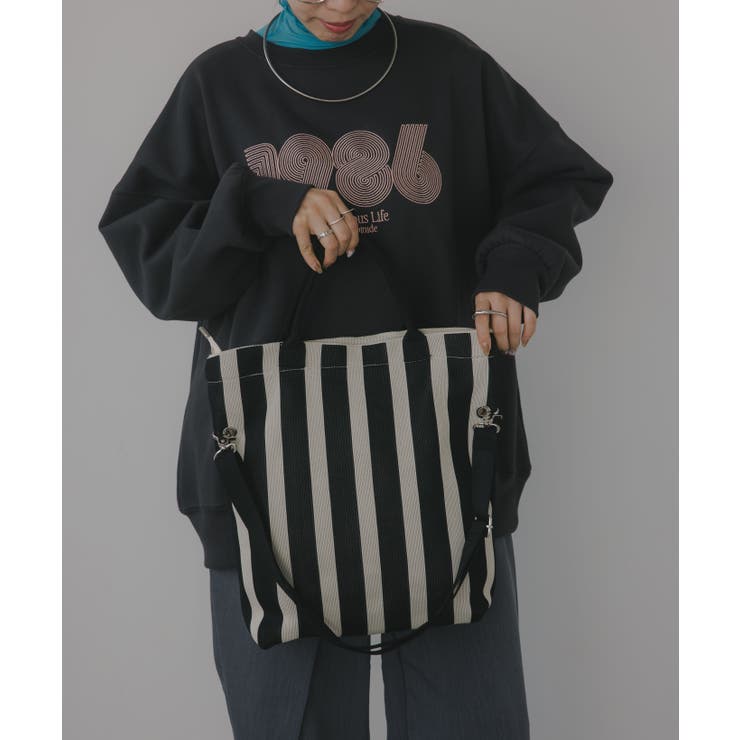 【2WAY】柄ニット トートバッグ | 210nouve | 詳細画像10 