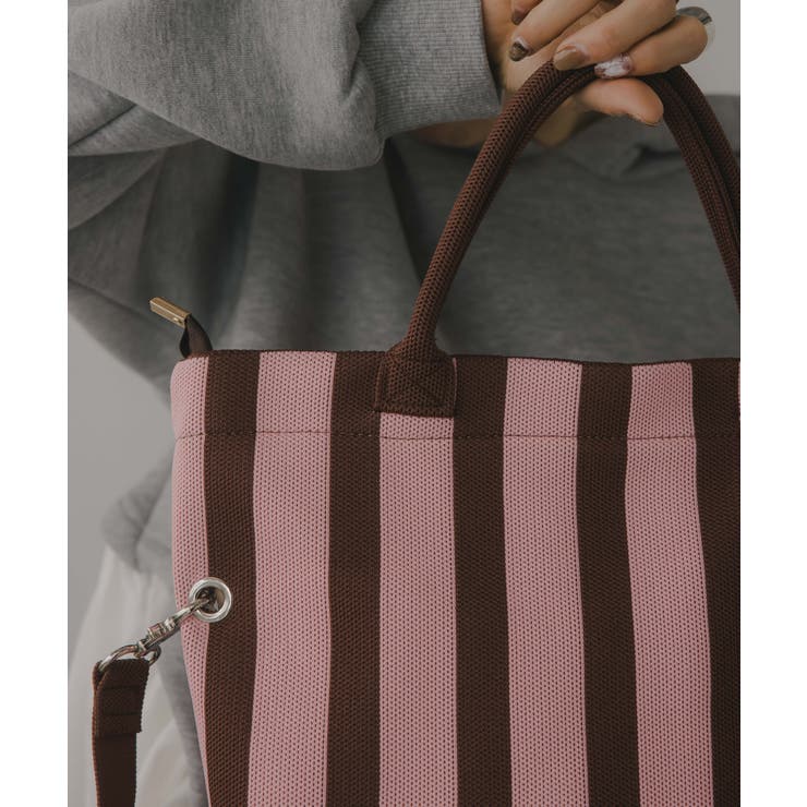 【2WAY】柄ニット トートバッグ | 210nouve | 詳細画像15 