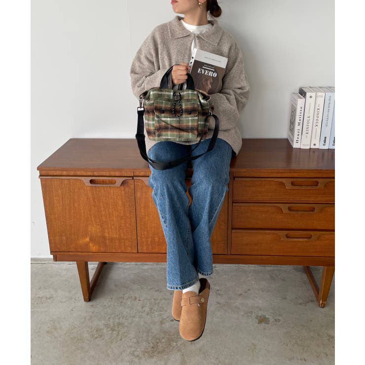 【2WAY】アウトポケット ドロスト ショルダー/ハンドバッグ | 210nouve | 詳細画像12 