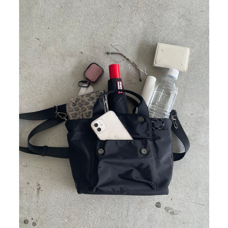 【2WAY】アウトポケット ドロスト ショルダー/ハンドバッグ | 210nouve | 詳細画像19 