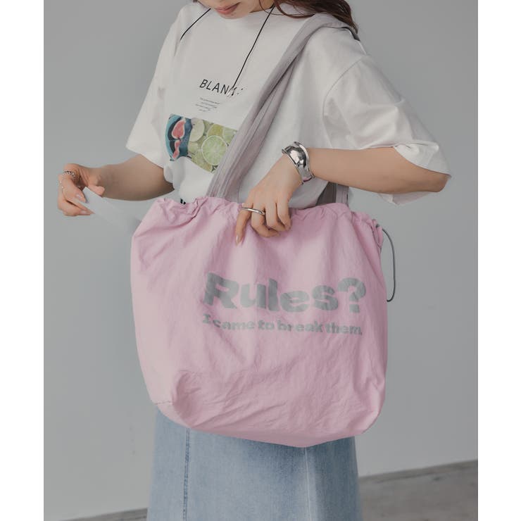 ビッグ ロゴ ナイロン カラフル トートバッグ | 210nouve | 詳細画像6 