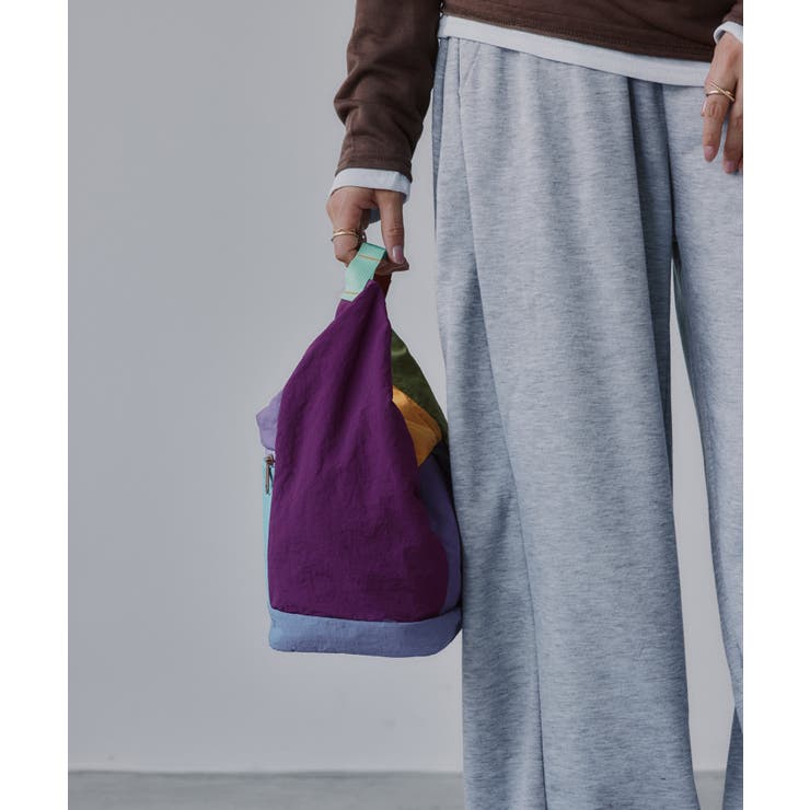 マルチカラー  ナイロン ハンドバッグ | 210nouve | 詳細画像30 