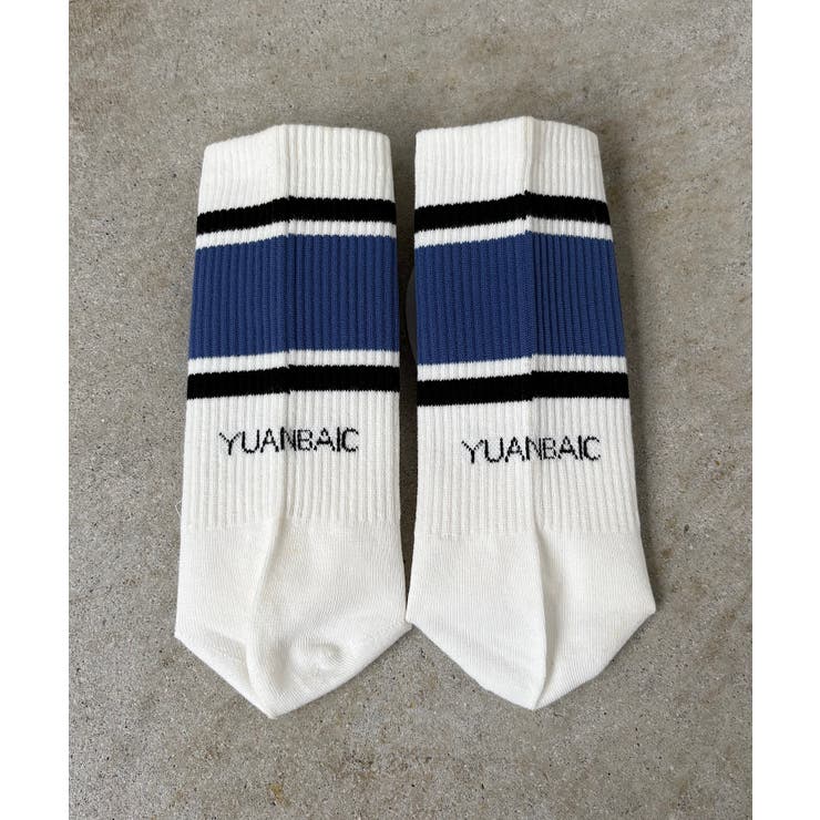 【5足セット】ロゴ入りラインソックス | 210nouve | 詳細画像29 