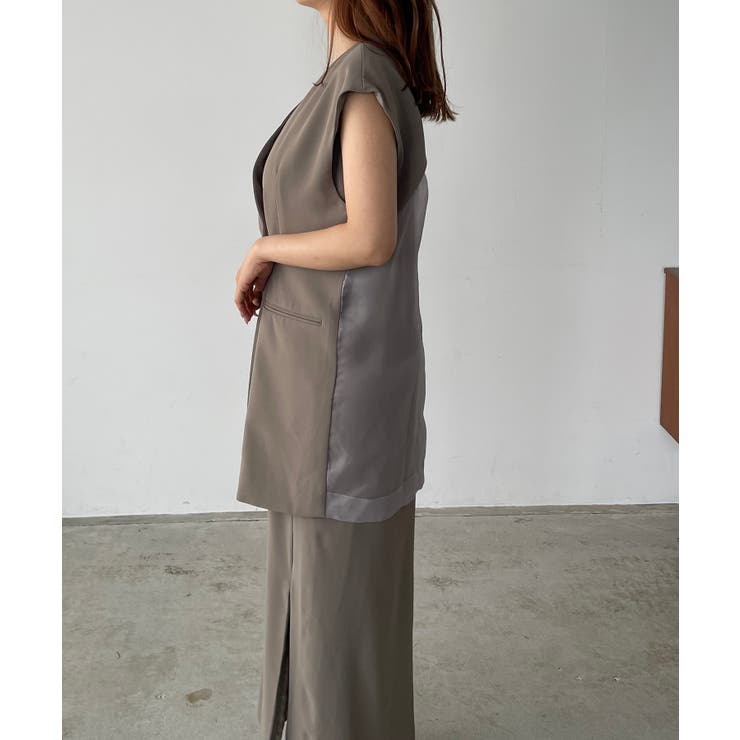 バックシアージレセットアップドレス[品番：KTKW0010437