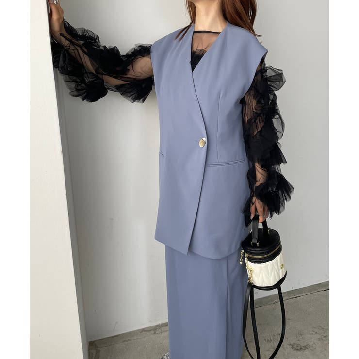 バックシアージレセットアップドレス[品番：KTKW0010437]｜210nouve 