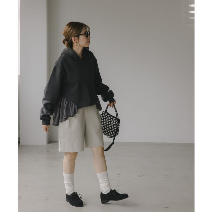 異素材  ドッキング フーディ/パーカー | 210nouve | 詳細画像12 