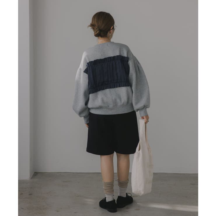 異素材 レイヤード Wジップ カーディガン | 210nouve | 詳細画像5 