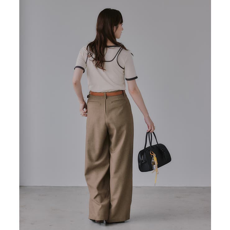 【タンクセット】バイカラー レイヤード 半袖 Tシャツ | 210nouve | 詳細画像19 
