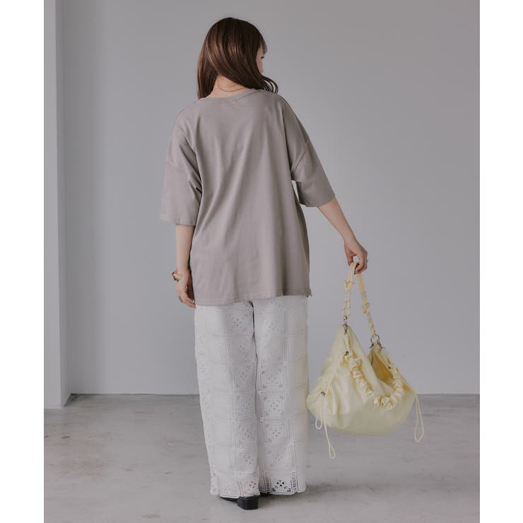フワラー アート オーバーサイズ Tシャツ | 210nouve | 詳細画像14 