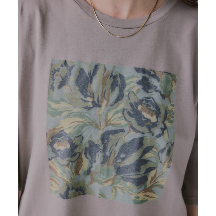 フワラー アート オーバーサイズ Tシャツ | 210nouve | 詳細画像15 