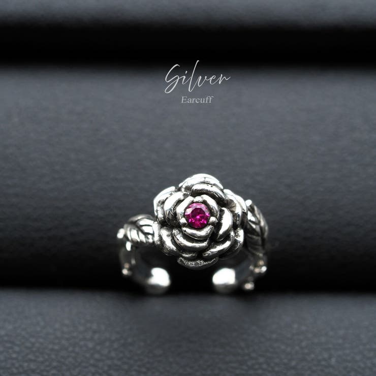 イヤーカフ シルバー925 メンズ 薔薇 アクセサリー pi0623 片耳用 | 2PIECES  | 詳細画像7 