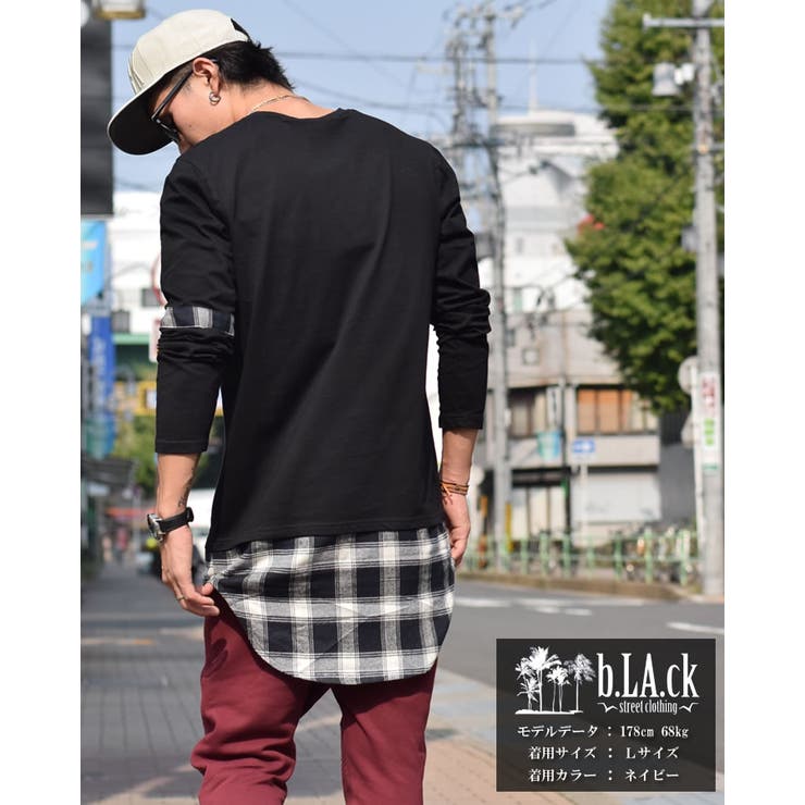 B La Ckロングtシャツ 品番 Tepm Third Enterprise サードエンタープライズ のメンズファッション 通販 Shoplist ショップリスト