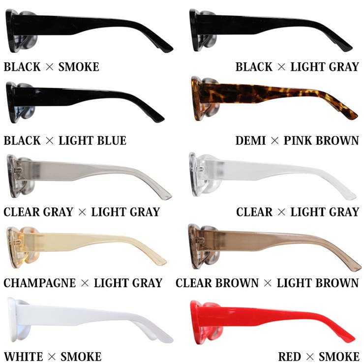 スクエアサングラス メンズ レディース 伊達メガネ  | 8（eight）  | 詳細画像5 